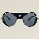 Highland - Argent & Cuir noir