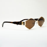 Trastevere - Gold and brown glasses
