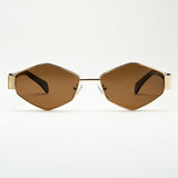Trastevere - Gold and brown glasses
