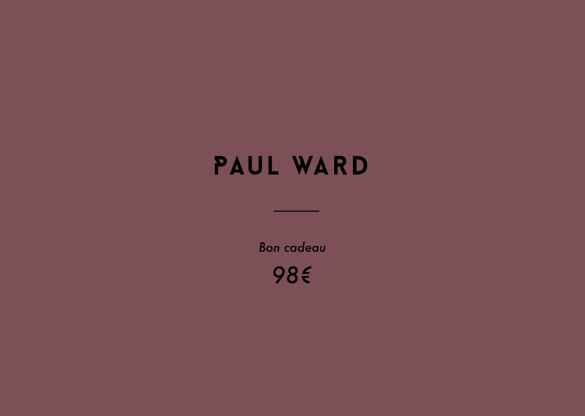 Paul Ward Gift Card